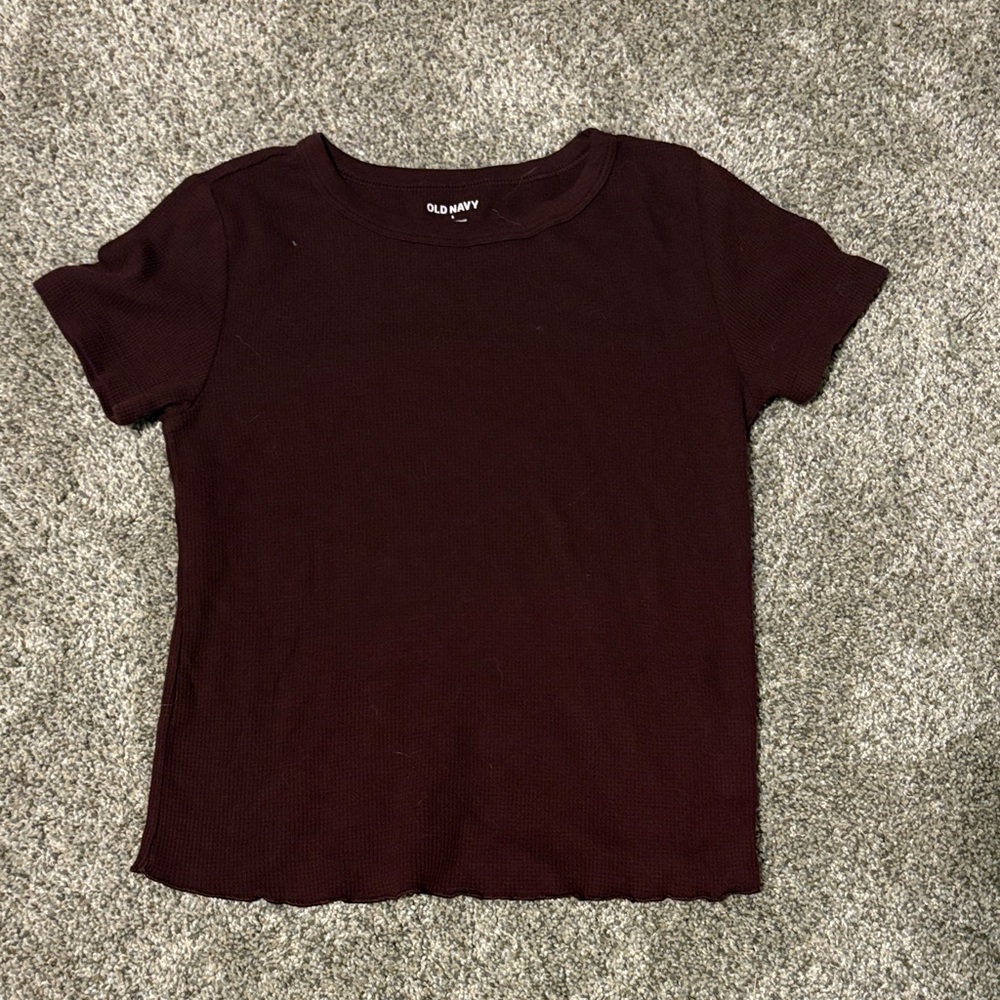 Old Navy Deep Maroon Tee